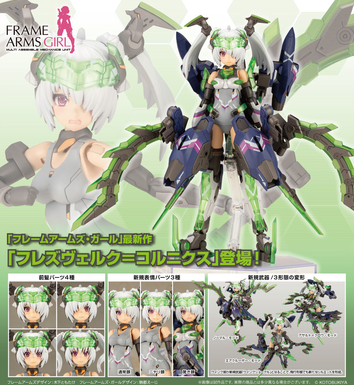 PREORDER Frame Arms Girl Hresvelgr=Cornix