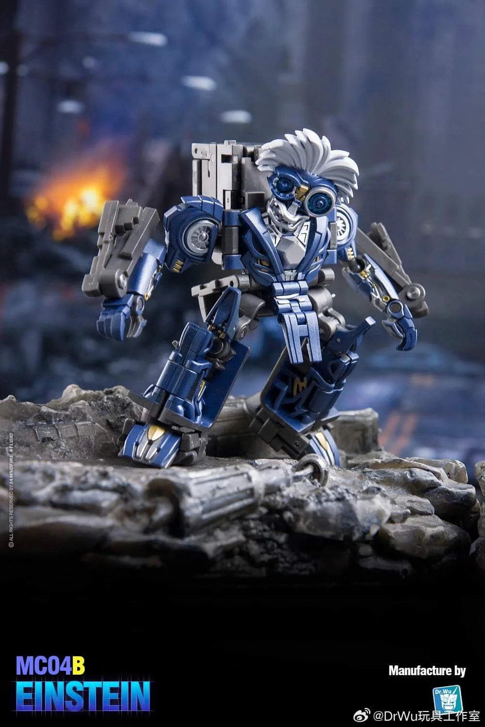 PREORDER Dr.Wu & Mechanic Studio MC04B Einstein Brain Black Limited Edition