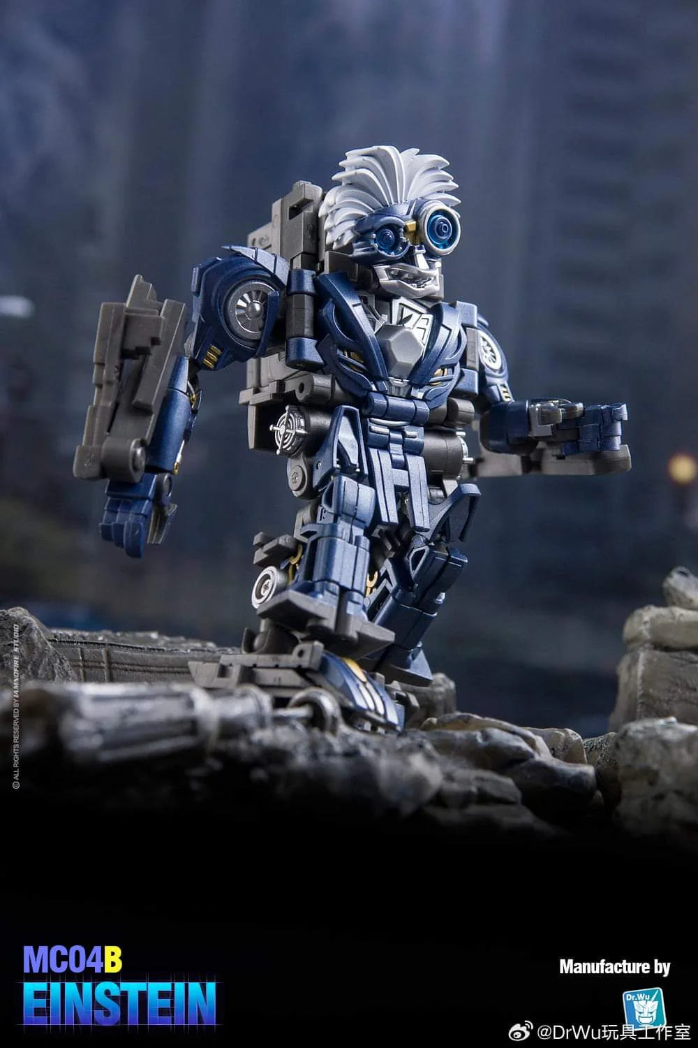 PREORDER Dr.Wu & Mechanic Studio MC04B Einstein Brain Black Limited Edition