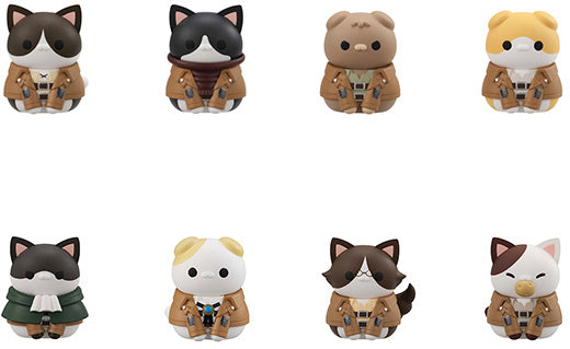 PREORDER SET OF 8 - MEGA CAT PROJECT Attack on Titan Attack on Tinyan  Gathering Scout Regiment danyan