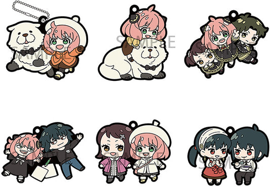 PREORDER BOX OF 6 - Rubber Mascot Buddycolle SPY×FAMILY vol.2