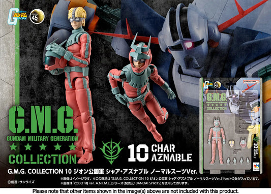 PREORDER G.M.G. COLLECTION 10 Mobile Suit Gundam Principality of Zeon Char Aznable Normal Suit Ver.