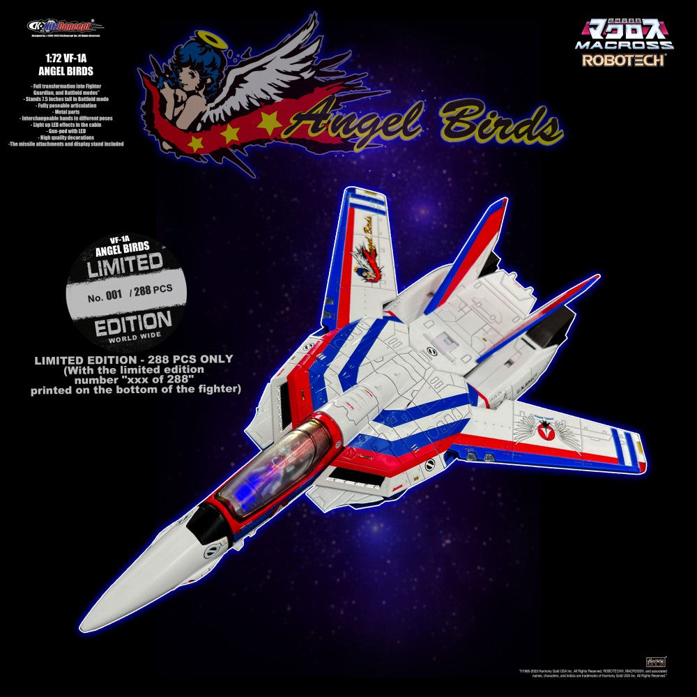 PREORDER KC918 Macross 1/72 VF-1A Angel Birds (LIMITED EDITION 288PCS)