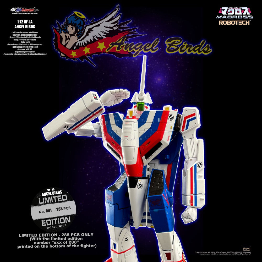 PREORDER KC918 Macross 1/72 VF-1A Angel Birds (LIMITED EDITION 288PCS)