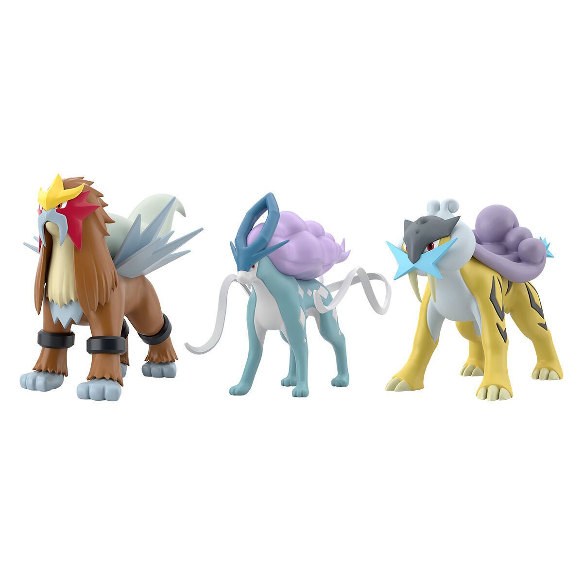 PREORDER Premium Bandai - Pokemon Scale World Johto Region Entei & Suicune & Raikou Set