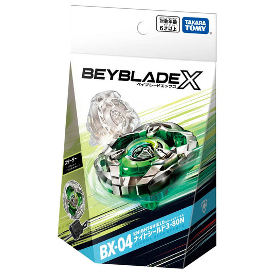 PREORDER Beyblade X BX-04 STARTER KNIGHT SHIELD 3-80N