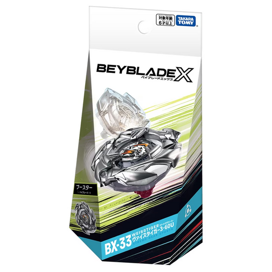 PREORDER Beyblade X BX-33 BOOSTER WEISSTIGER 3-60U