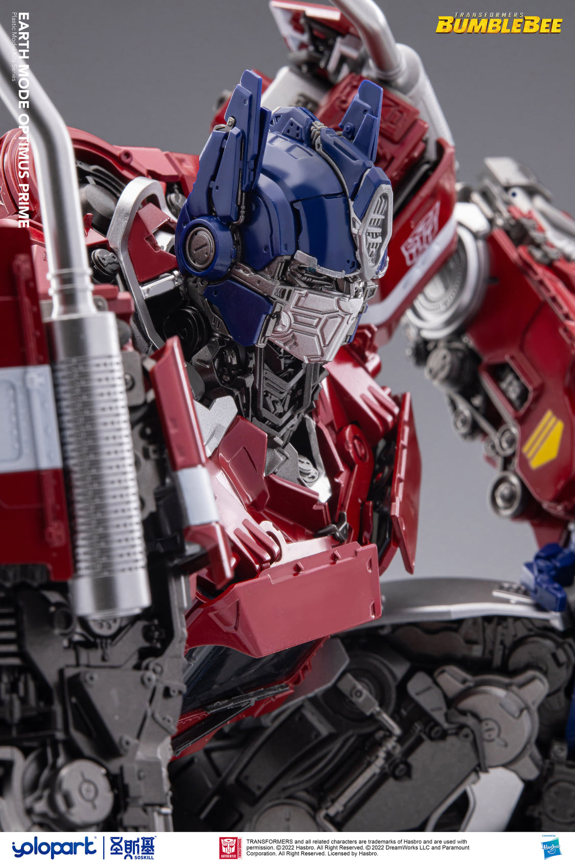 PREORDER Yolopark Hasbro Bumblebee Movie- Model Kit Optimus Prime 30cm (Earth Mode) - February 2023 Release