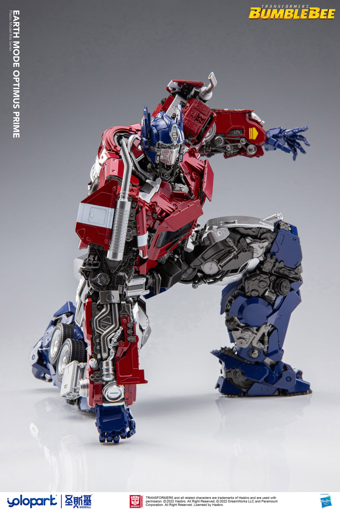 PREORDER Yolopark Hasbro Bumblebee Movie- Model Kit Optimus Prime 30cm (Earth Mode)