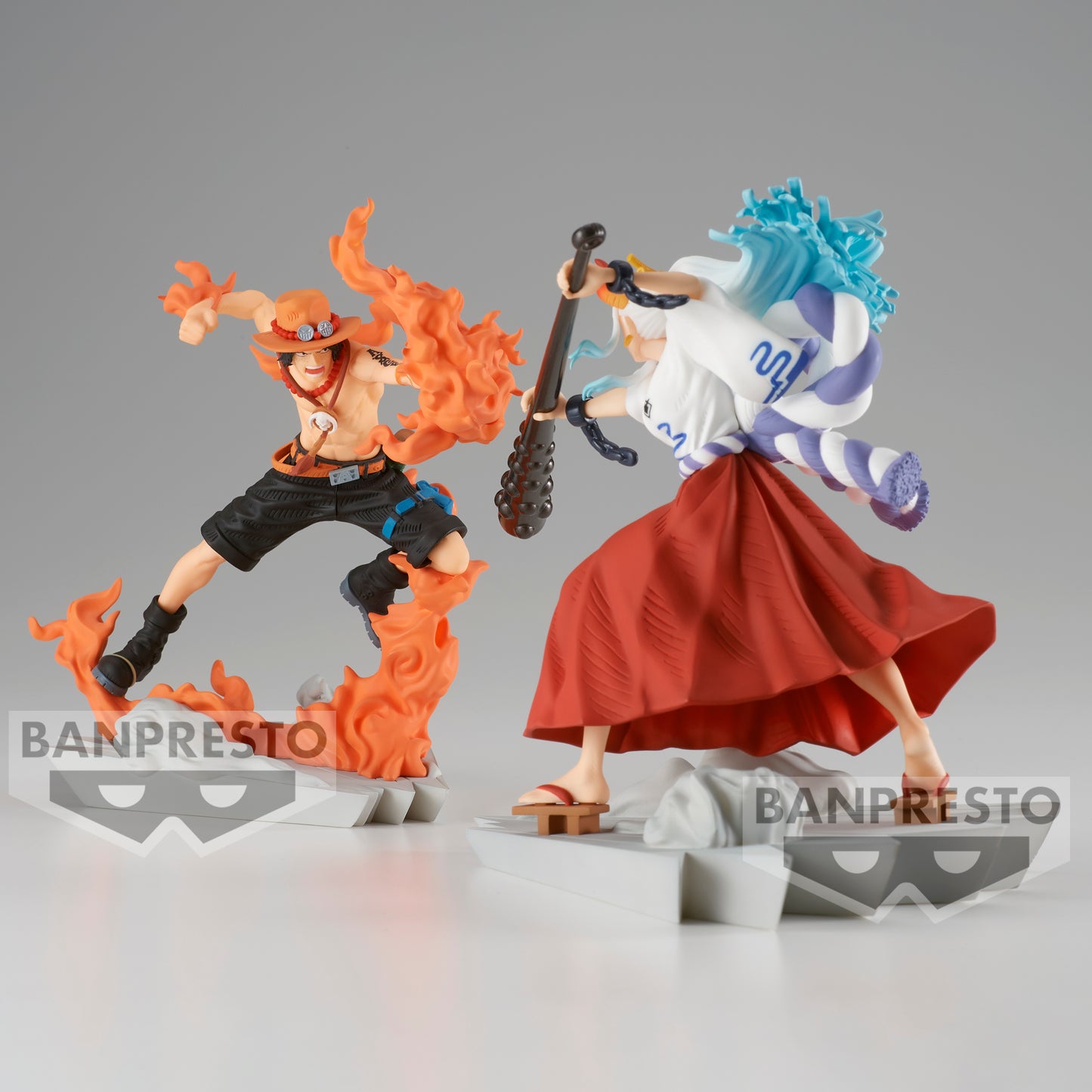 PREORDER SET OF 2 - ONE PIECE SENKOZEKKEI PORTGAS D. ACE & YAMATO