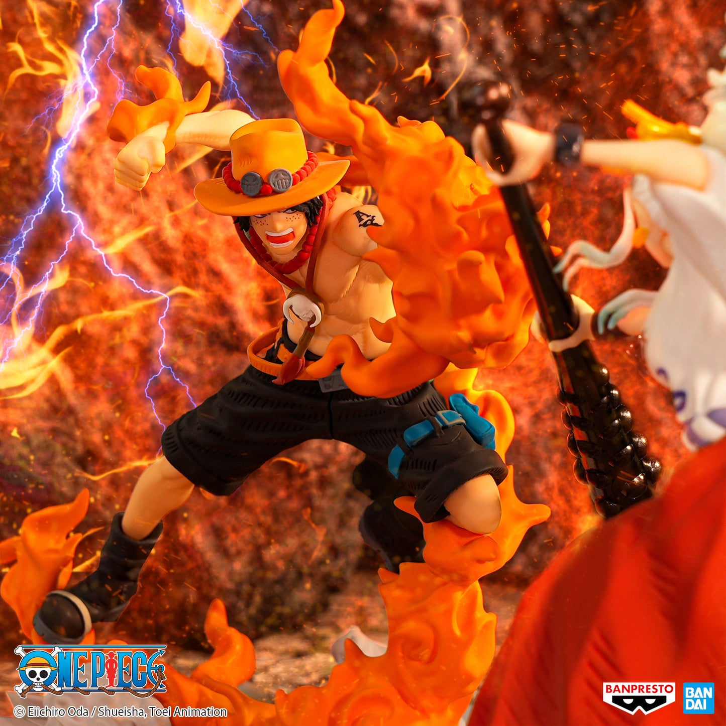 PREORDER SET OF 2 - ONE PIECE SENKOZEKKEI PORTGAS D. ACE & YAMATO