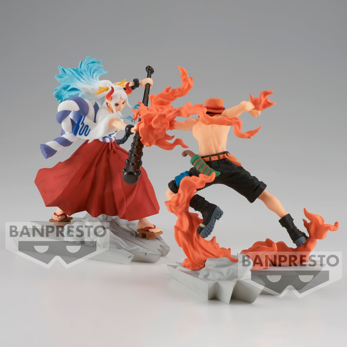 PREORDER SET OF 2 - ONE PIECE SENKOZEKKEI PORTGAS D. ACE & YAMATO