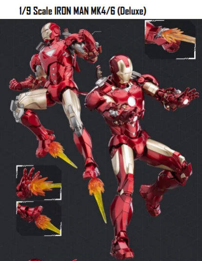 PREORDER 1/9 Scale IRON MAN MK4/6 (Deluxe) EM2022001P