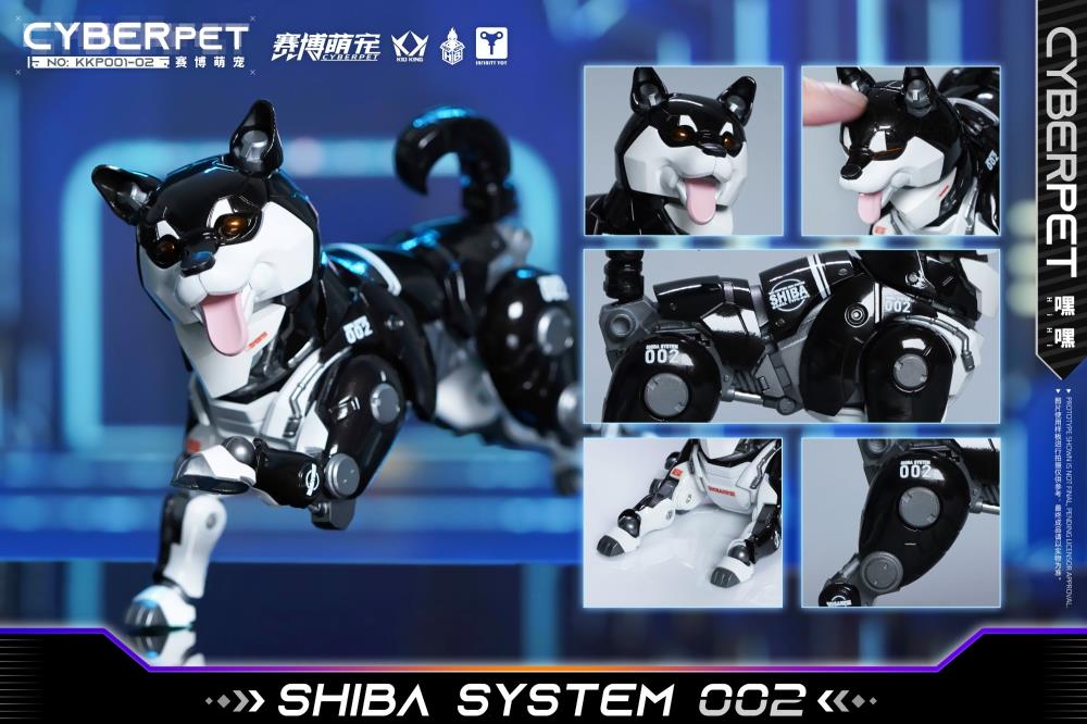 PREORDER KID KING X HEATBOYS Cyber Cute Pet - KKP001-02 Mecha Shiba Inu Hey Hey