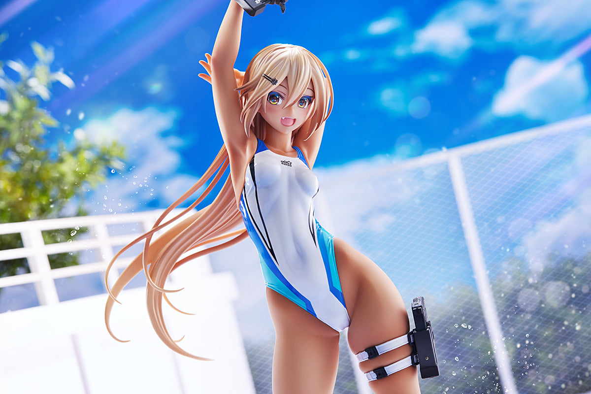 PREORDER Kouhai-chan of the Swimming Club Blue Line Swimsuit Ver.  1/7 Scale Figure