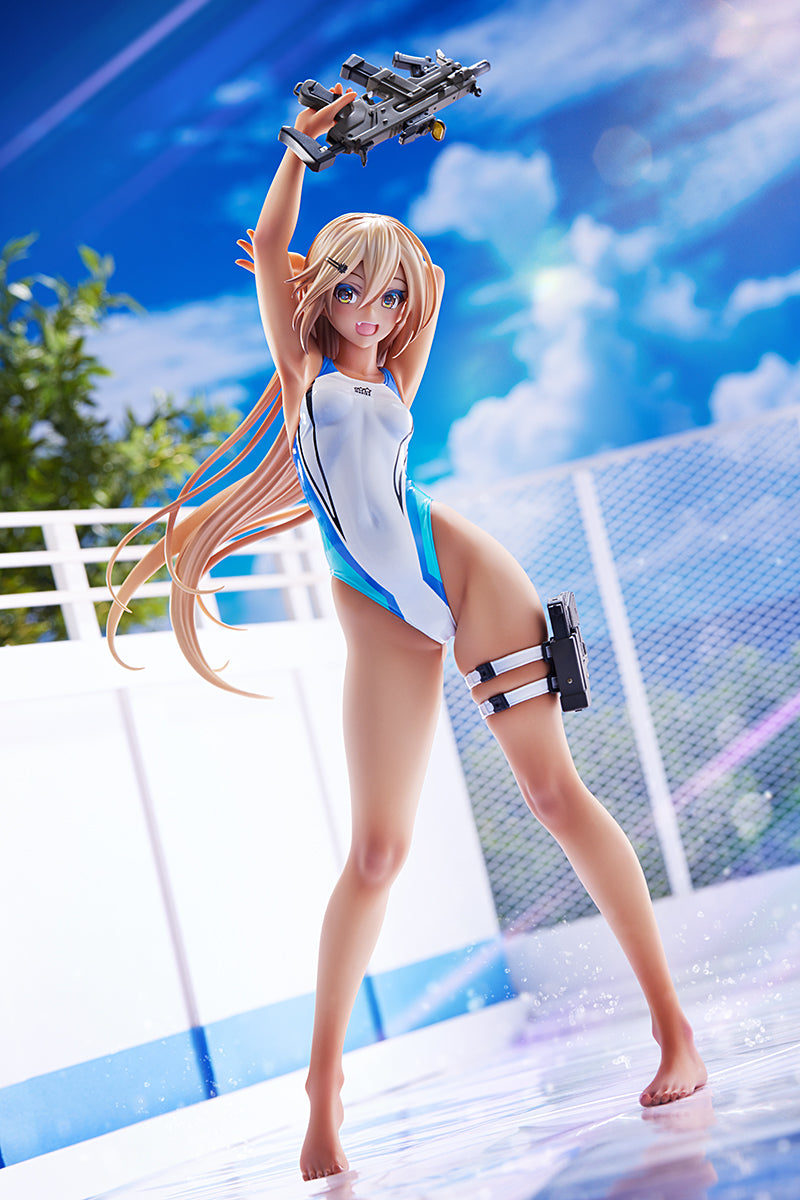 PREORDER Kouhai-chan of the Swimming Club Blue Line Swimsuit Ver.  1/7 Scale Figure