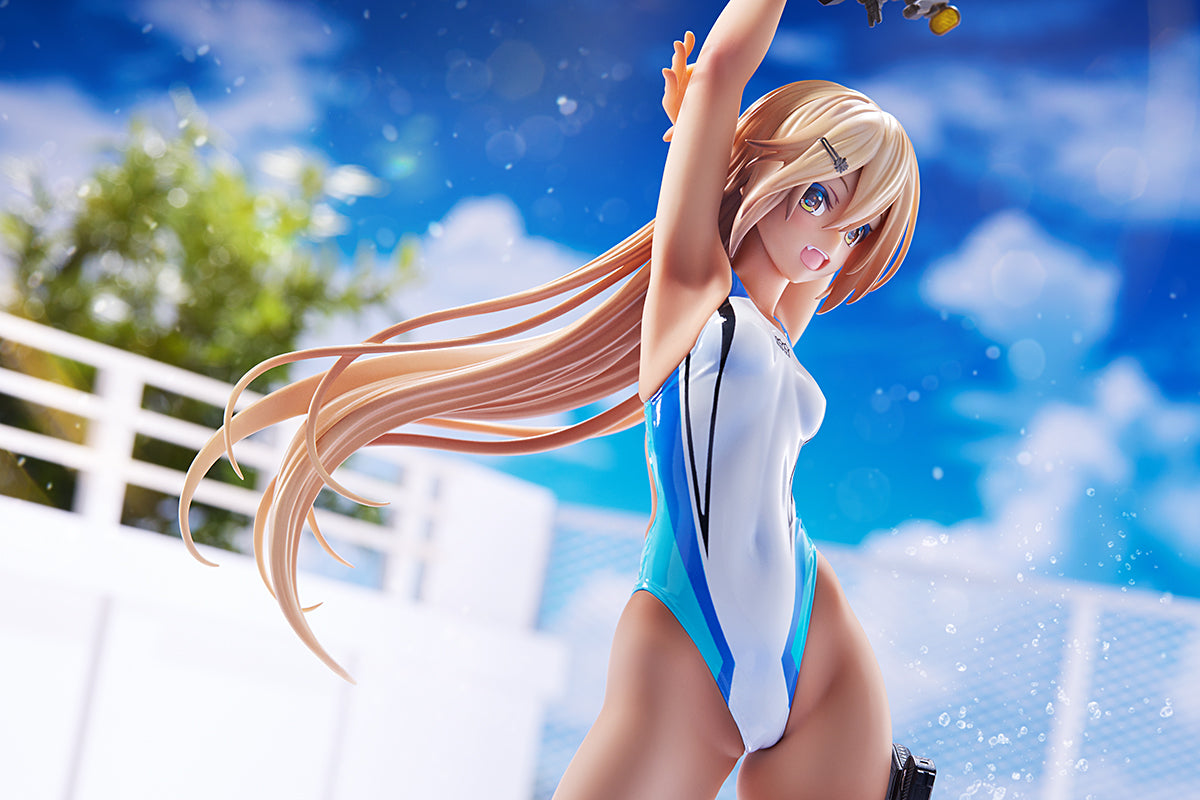 PREORDER Kouhai-chan of the Swimming Club Blue Line Swimsuit Ver.  1/7 Scale Figure