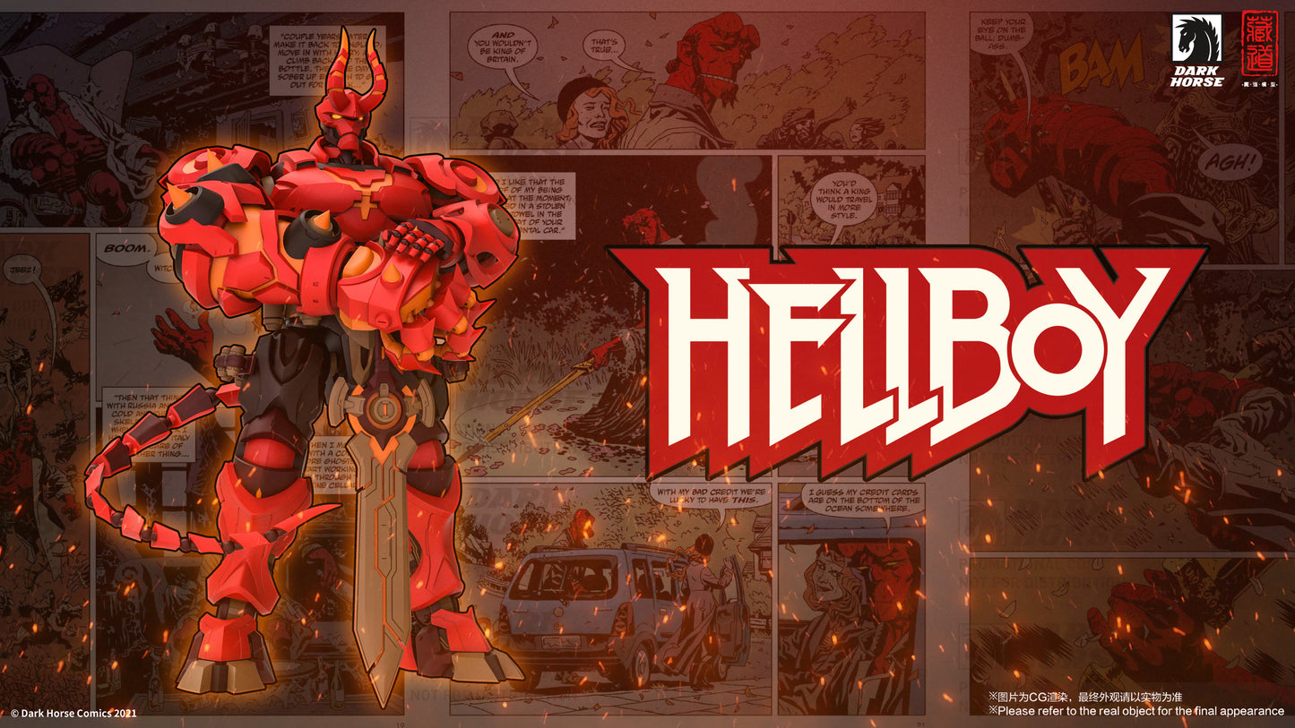 PREORDER CangDao Hellboy Fire Lord Purgatory Metal Frame 1/6 Scale Licensed Action Figure