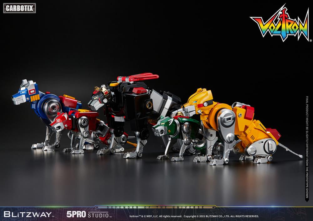 PREORDER Voltron: Defender of the Universe Carbotix Series Voltron 5PRO-CA-10401