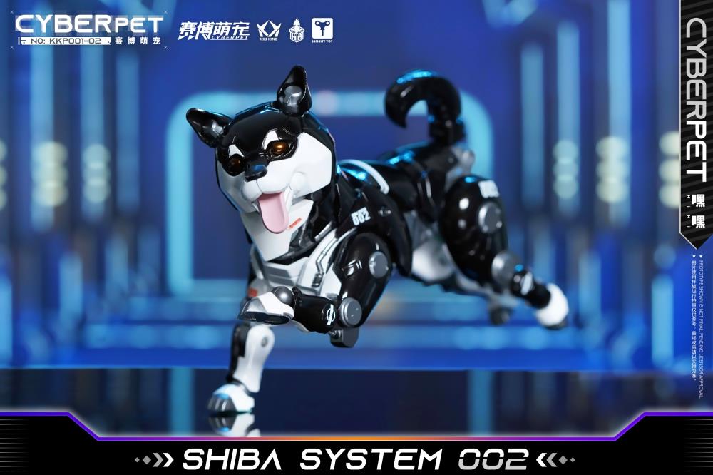 PREORDER KID KING X HEATBOYS Cyber Cute Pet - KKP001-02 Mecha Shiba Inu Hey Hey