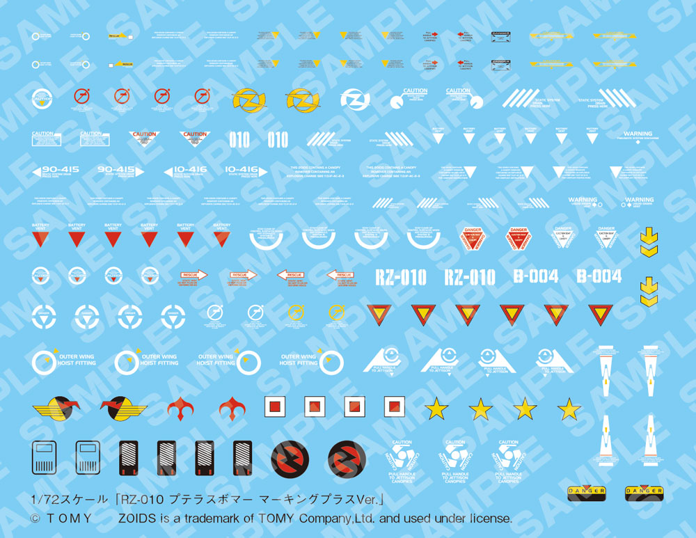PREORDER Zoids HMM RZ-010 PTERAS BOMBER Marking Plus Ver.