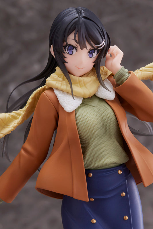 PREORDER Taito Rascal Does Not Dream of a Dreaming Girl Coreful Figure - Mai Sakurajima (Winter Wear Ver.)