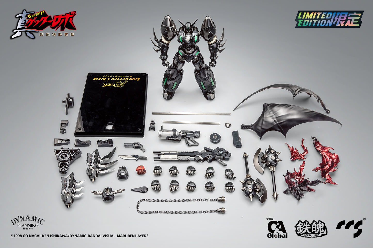 PREORDER GETTER ROBO ARMAGEDDON SHIN GETTER-1 BLACK ALLOY