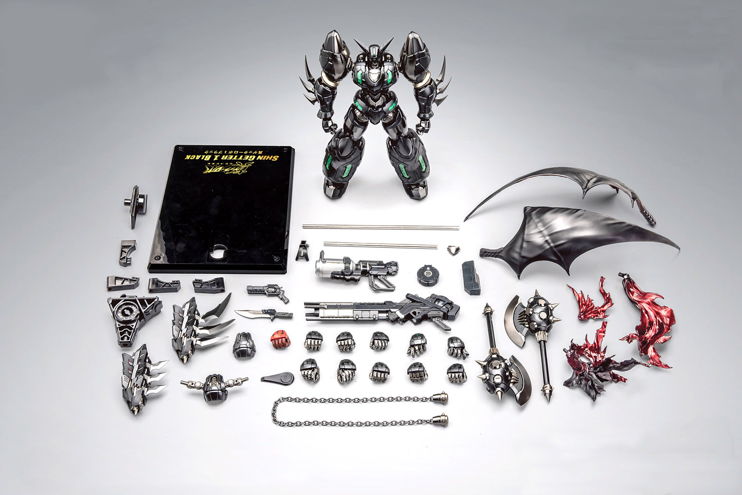 PREORDER GETTER ROBO ARMAGEDDON SHIN GETTER-1 BLACK ALLOY