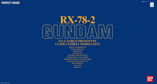 PREORDER PG 1/60 RX-78-2 Gundam Model Kit