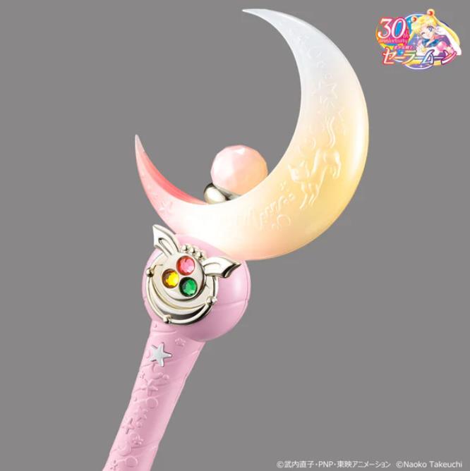 PREORDER Sailor Moon Miracle Shiny Series Moon Stick Replica