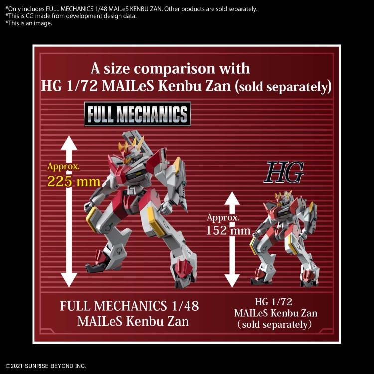 PREORDER FULL MECHANICS 1/48 MAILeS KENBU ZAN