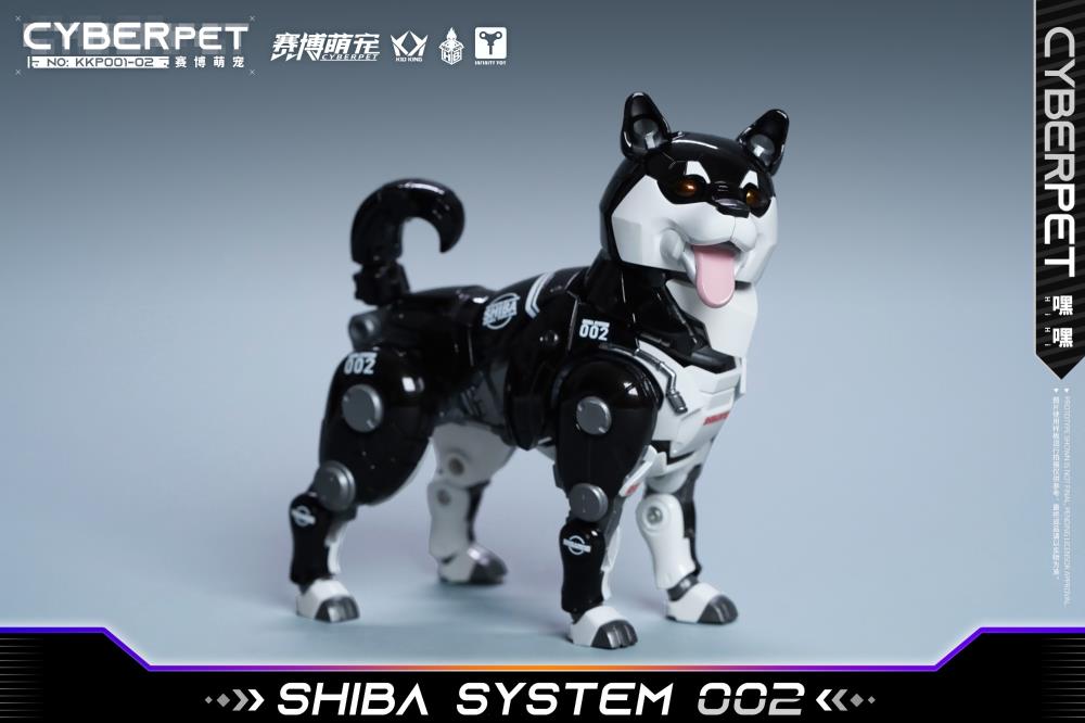 PREORDER KID KING X HEATBOYS Cyber Cute Pet - KKP001-02 Mecha Shiba Inu Hey Hey