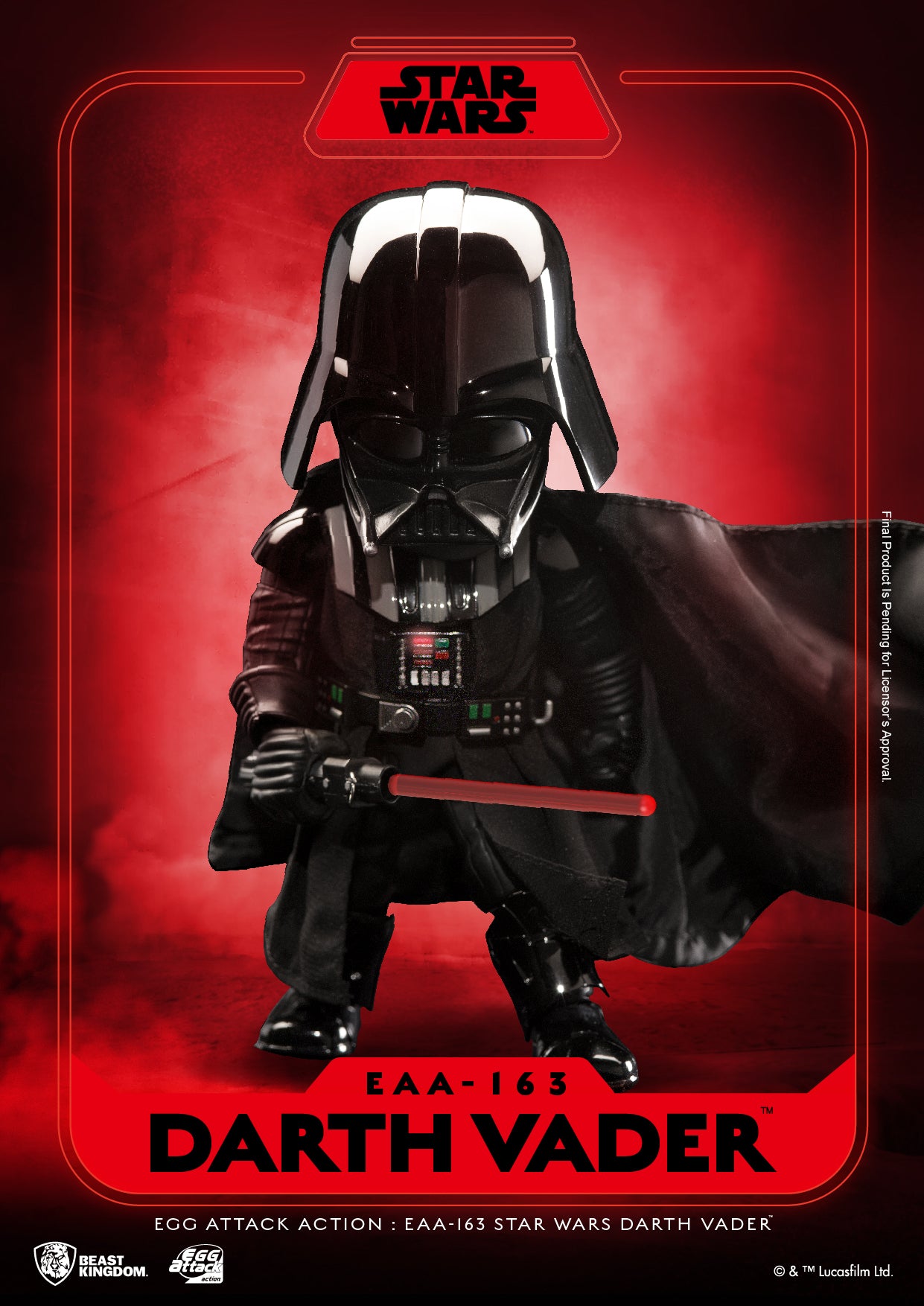 PREORDER Star Wars Egg Attack Action EAA-163 Darth Vader