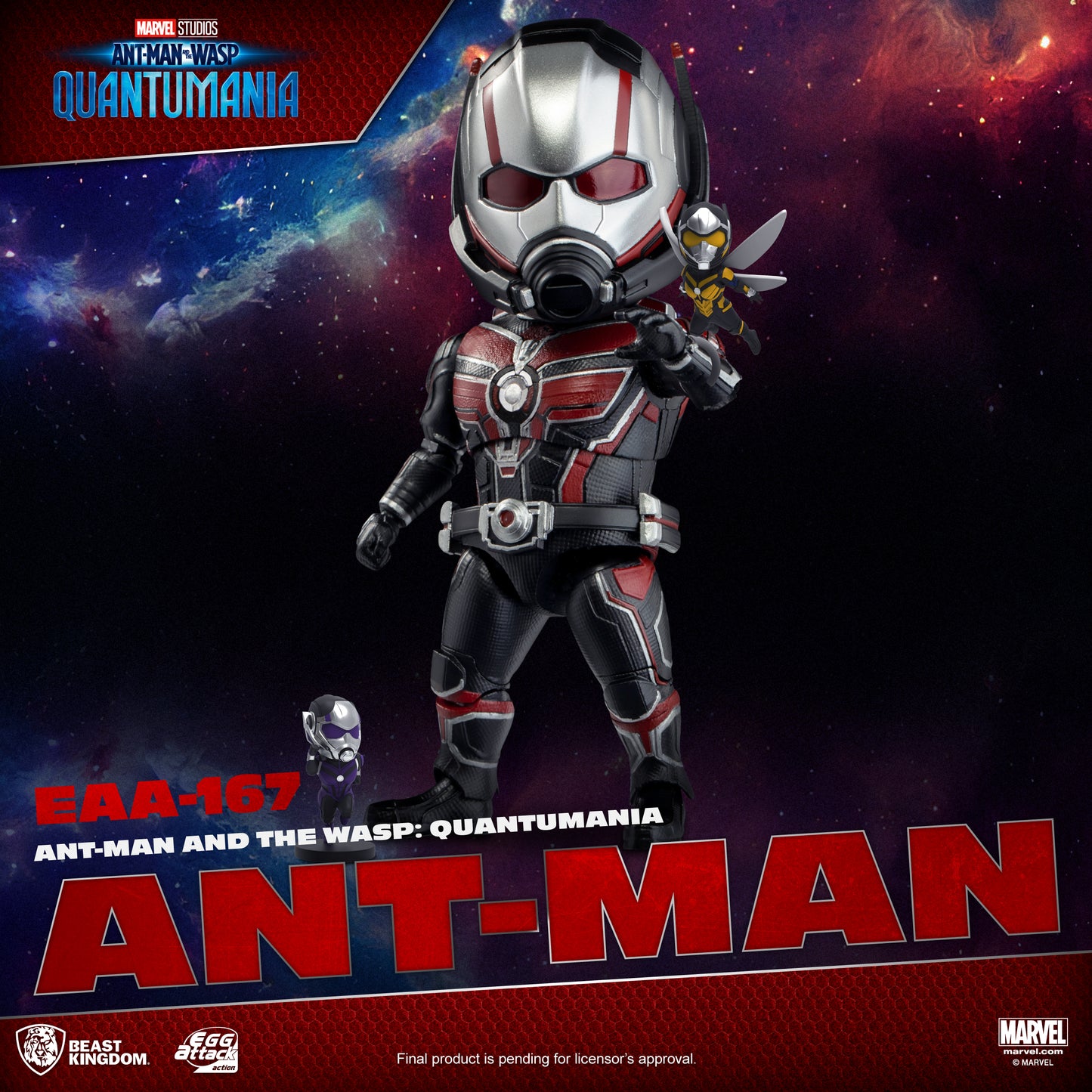 PREORDER Beast Kingdom EAA-167 Marvel Ant-Man and the Wasp: Quantumania Ant-Man Egg Attack Action Figure