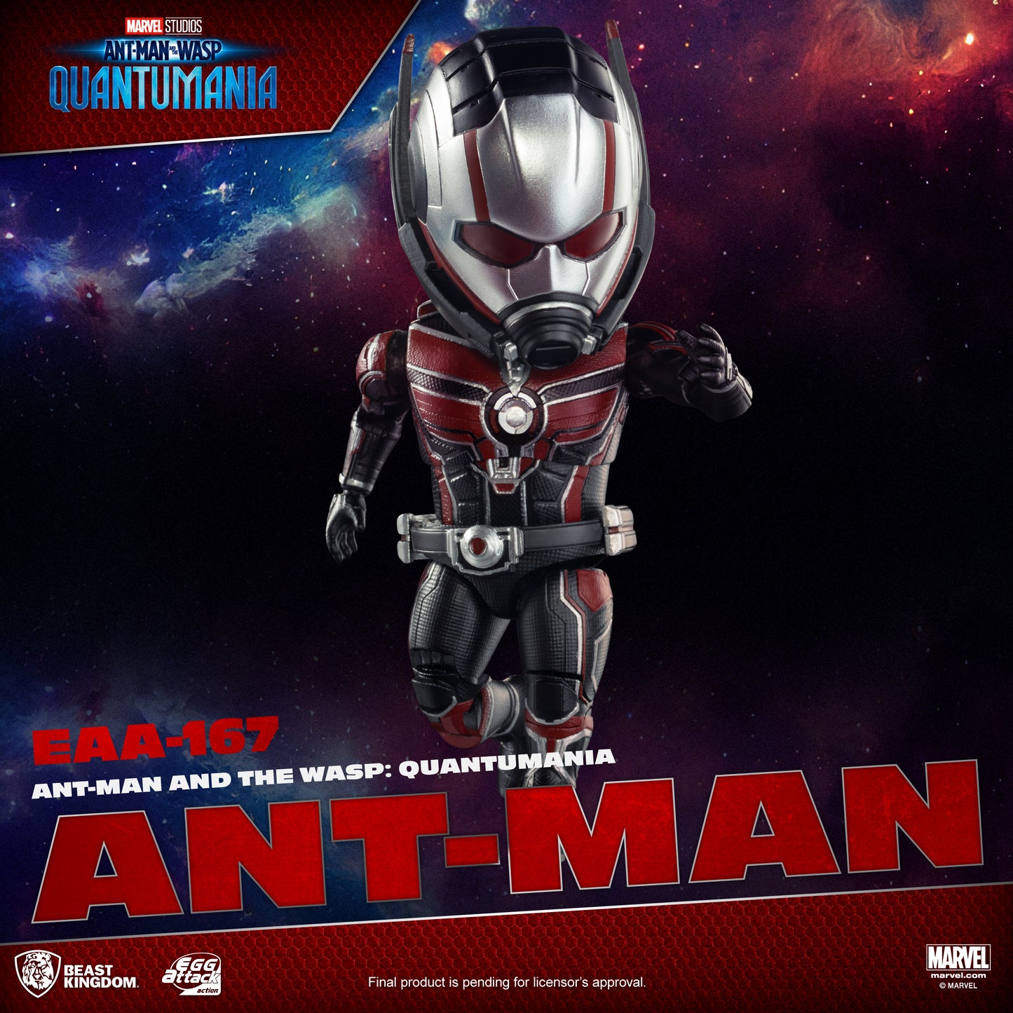 PREORDER Beast Kingdom EAA-167 Marvel Ant-Man and the Wasp: Quantumania Ant-Man Egg Attack Action Figure