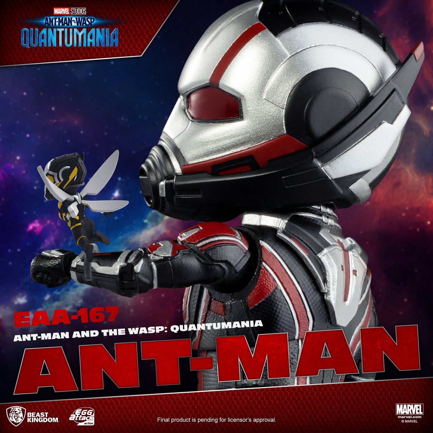 PREORDER Beast Kingdom EAA-167 Marvel Ant-Man and the Wasp: Quantumania Ant-Man Egg Attack Action Figure