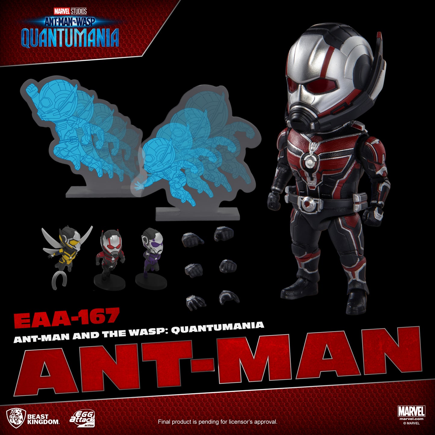 PREORDER Beast Kingdom EAA-167 Marvel Ant-Man and the Wasp: Quantumania Ant-Man Egg Attack Action Figure