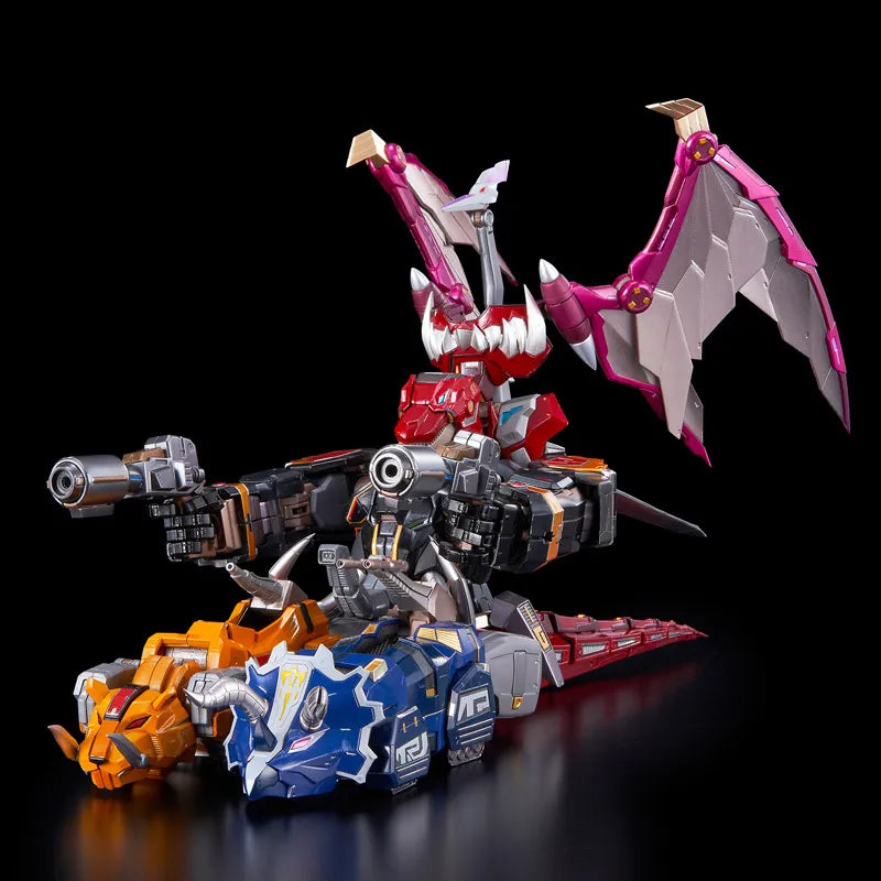 PREORDER Flame Toys GO! Kara Kuri Combine Dino Mighty Morphin Megazord