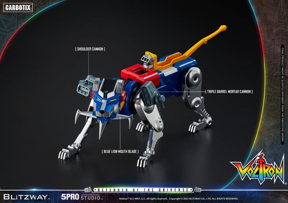 PREORDER Voltron: Defender of the Universe Carbotix Series Voltron 5PRO-CA-10401