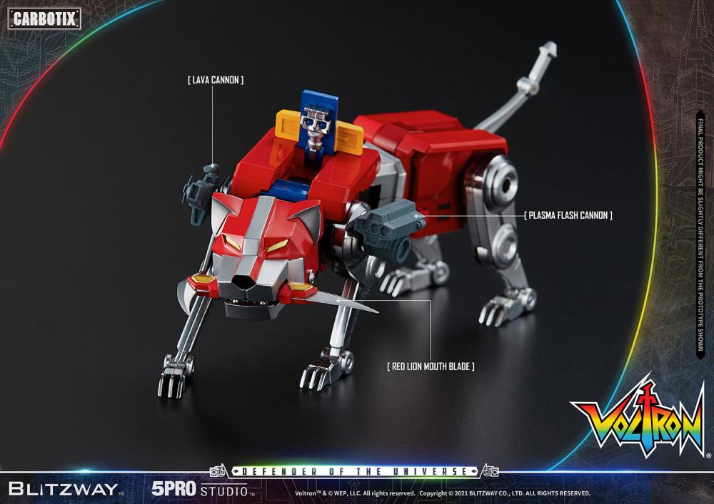 PREORDER Voltron: Defender of the Universe Carbotix Series Voltron 5PRO-CA-10401