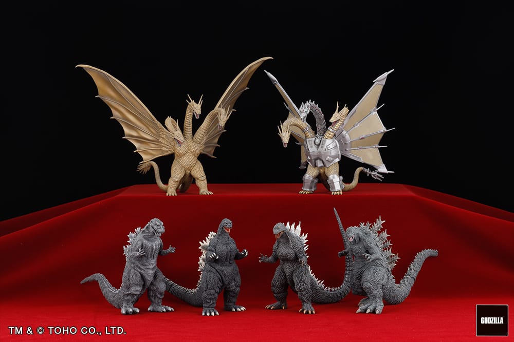 PREORDER Godzilla Hyper Modeling EX Godzilla and Kaiju Wave 1 Box of 6 Figures