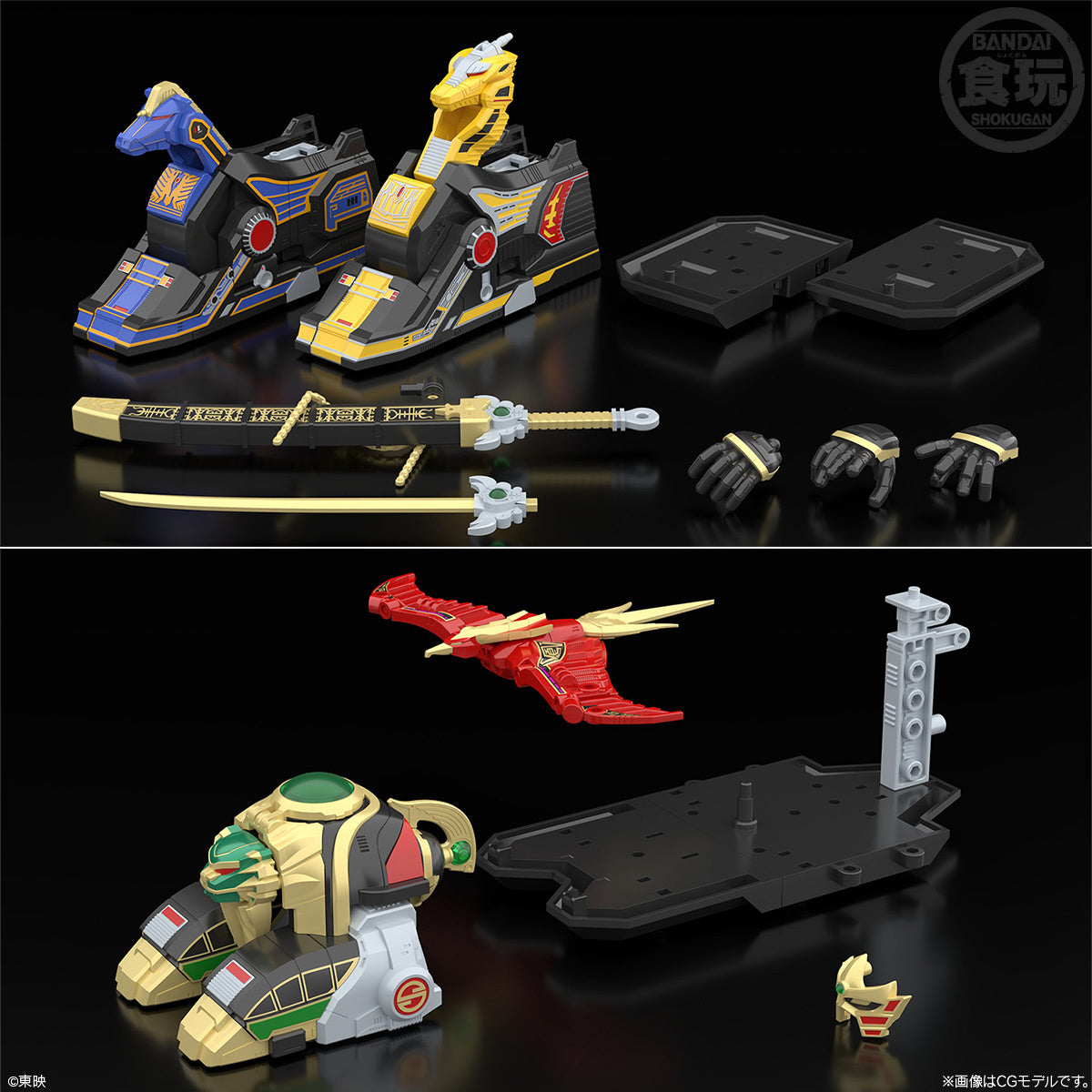 PREORDER SMP [SHOKUGAN MODELING PROJECT] Five Star Combined Gosei Gattai Dairenoh - Thunder Megazord