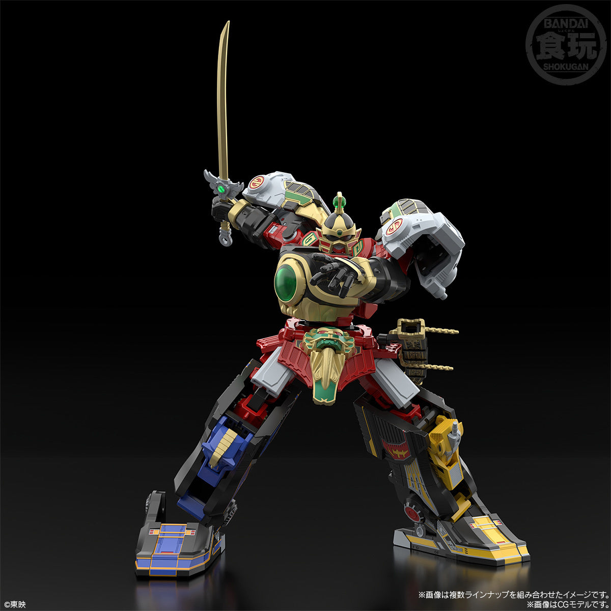 PREORDER SMP [SHOKUGAN MODELING PROJECT] Five Star Combined Gosei Gattai Dairenoh - Thunder Megazord