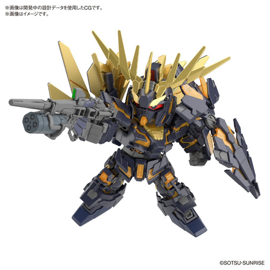 PREORDER SD Gundam Cross Silhouette: Unicorn Gundam 2 Banshee (Destroy Mode) & Banshee Norn Parts Set