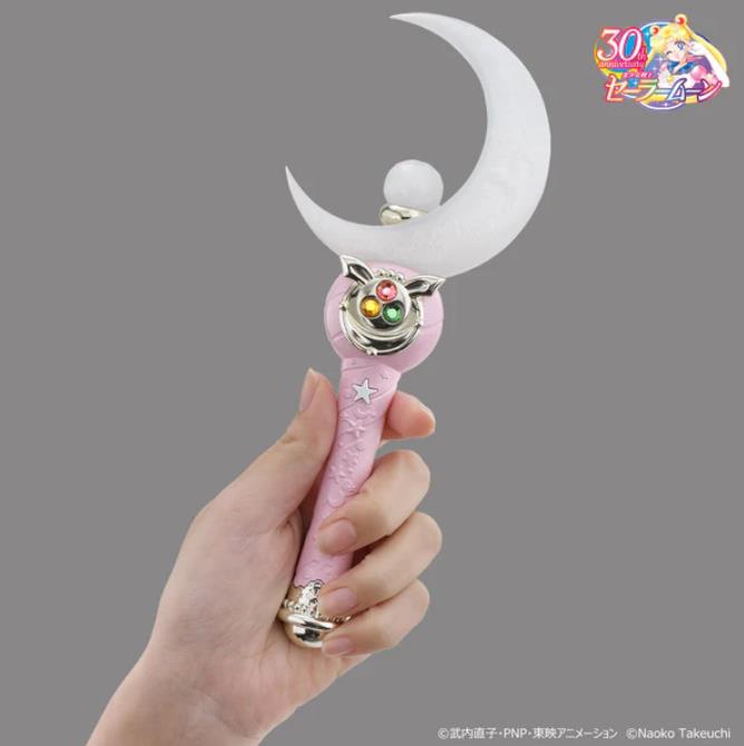 PREORDER Sailor Moon Miracle Shiny Series Moon Stick Replica