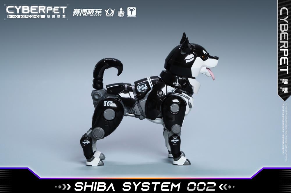 PREORDER KID KING X HEATBOYS Cyber Cute Pet - KKP001-02 Mecha Shiba Inu Hey Hey