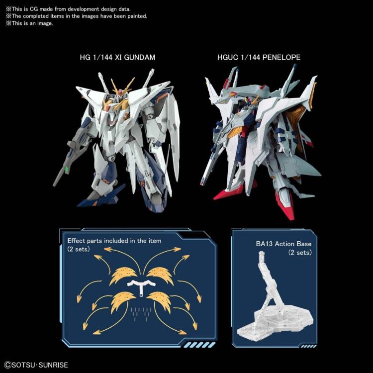 IN STOCK HG 1/144 Xi Gundam VS Penelope Funnel Missile Effect Set