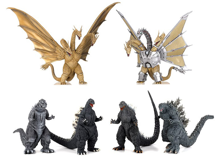 PREORDER Godzilla Hyper Modeling EX Godzilla and Kaiju Wave 1 Box of 6 Figures