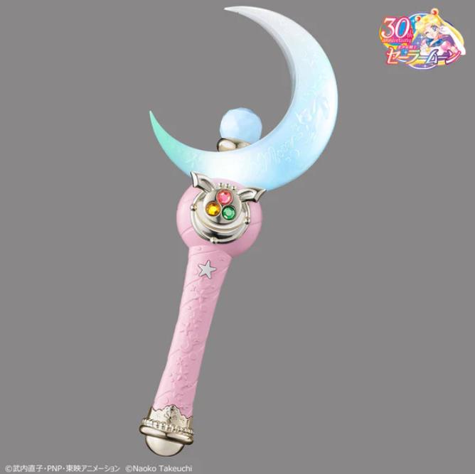 PREORDER Sailor Moon Miracle Shiny Series Moon Stick Replica