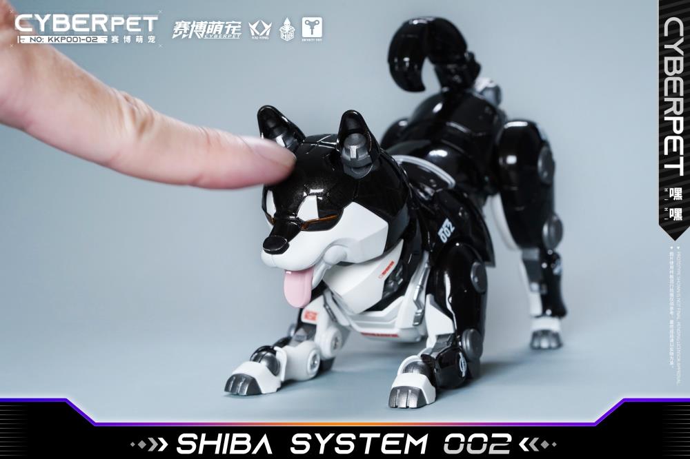 PREORDER KID KING X HEATBOYS Cyber Cute Pet - KKP001-02 Mecha Shiba Inu Hey Hey